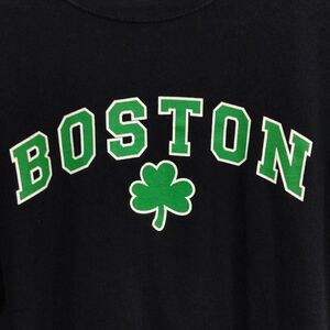 Classic Boston Shamrock T-shirt, Large, Black